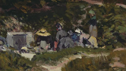 Donne che lavano (dettaglio)
